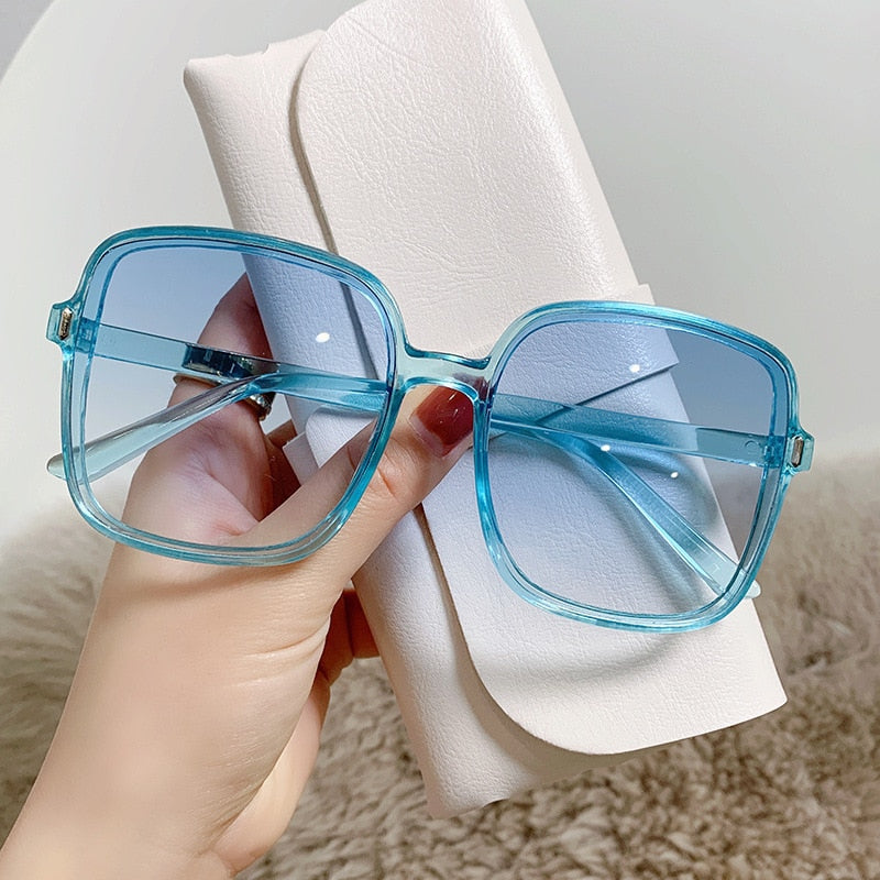 HOOR Gradient Cool Sunglasses WATER BLUE