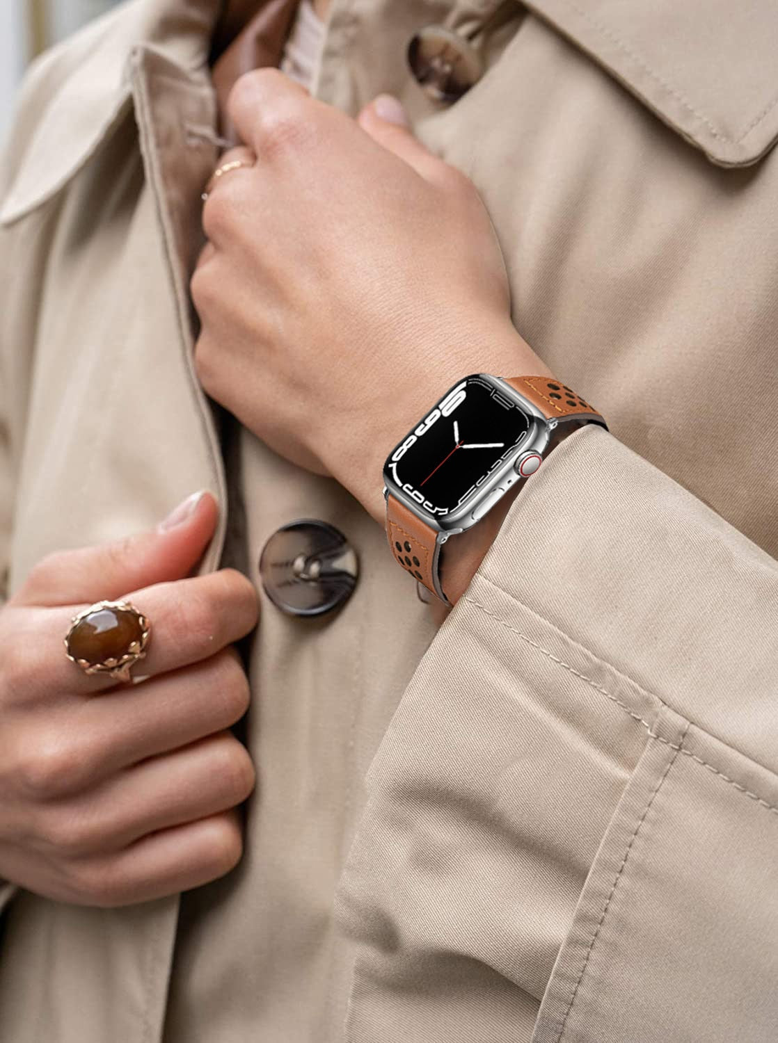 HOOR Leather strap Apple watch