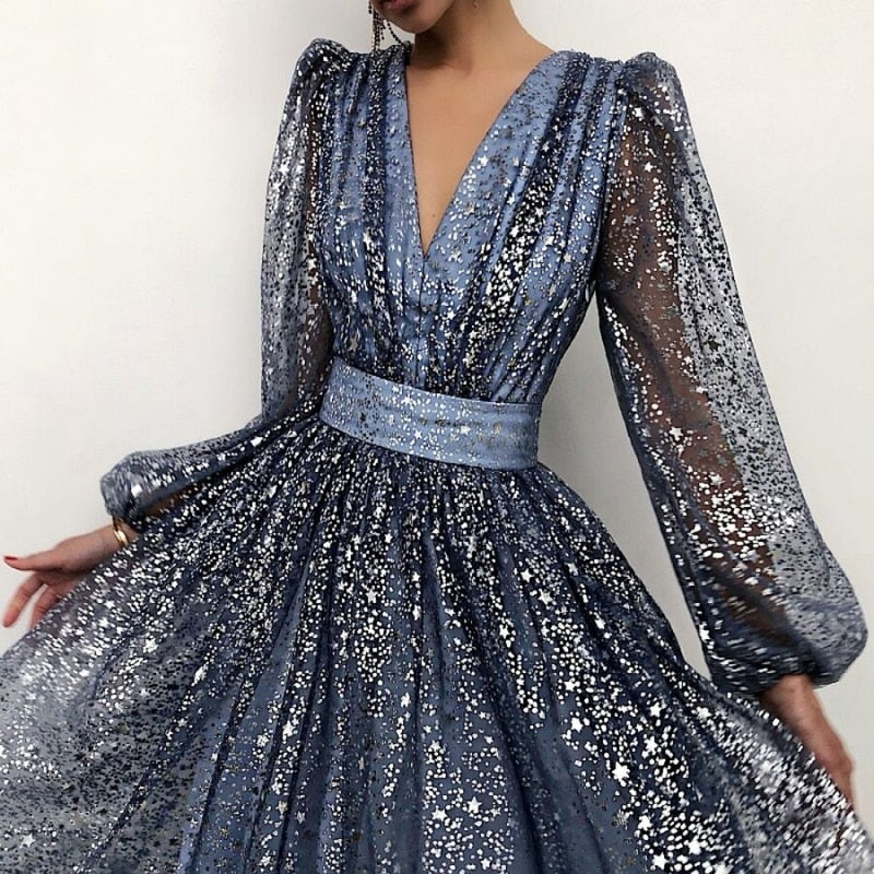 HOOR Dots Elegant Dress
