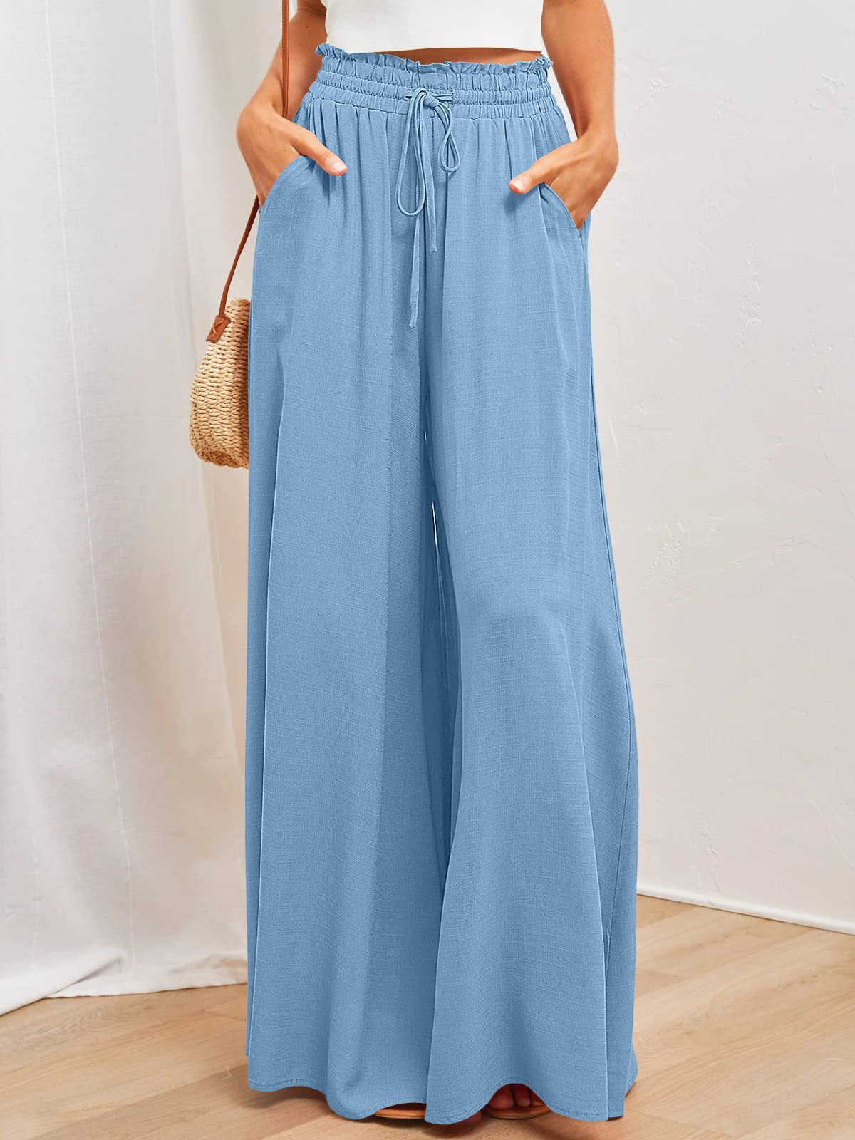 HOOR Loose Comfy Palaazo Sky blue