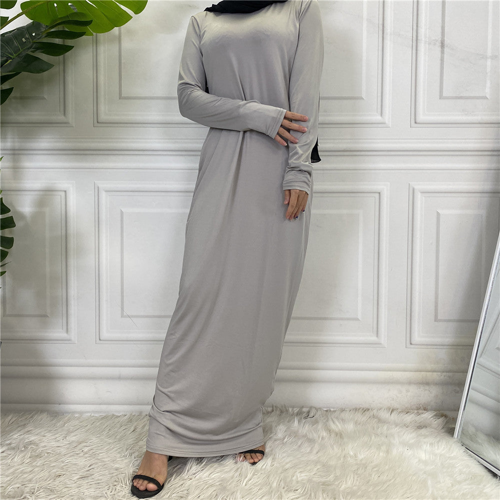 HOOR Muslim HIJJJAB Grey Dress