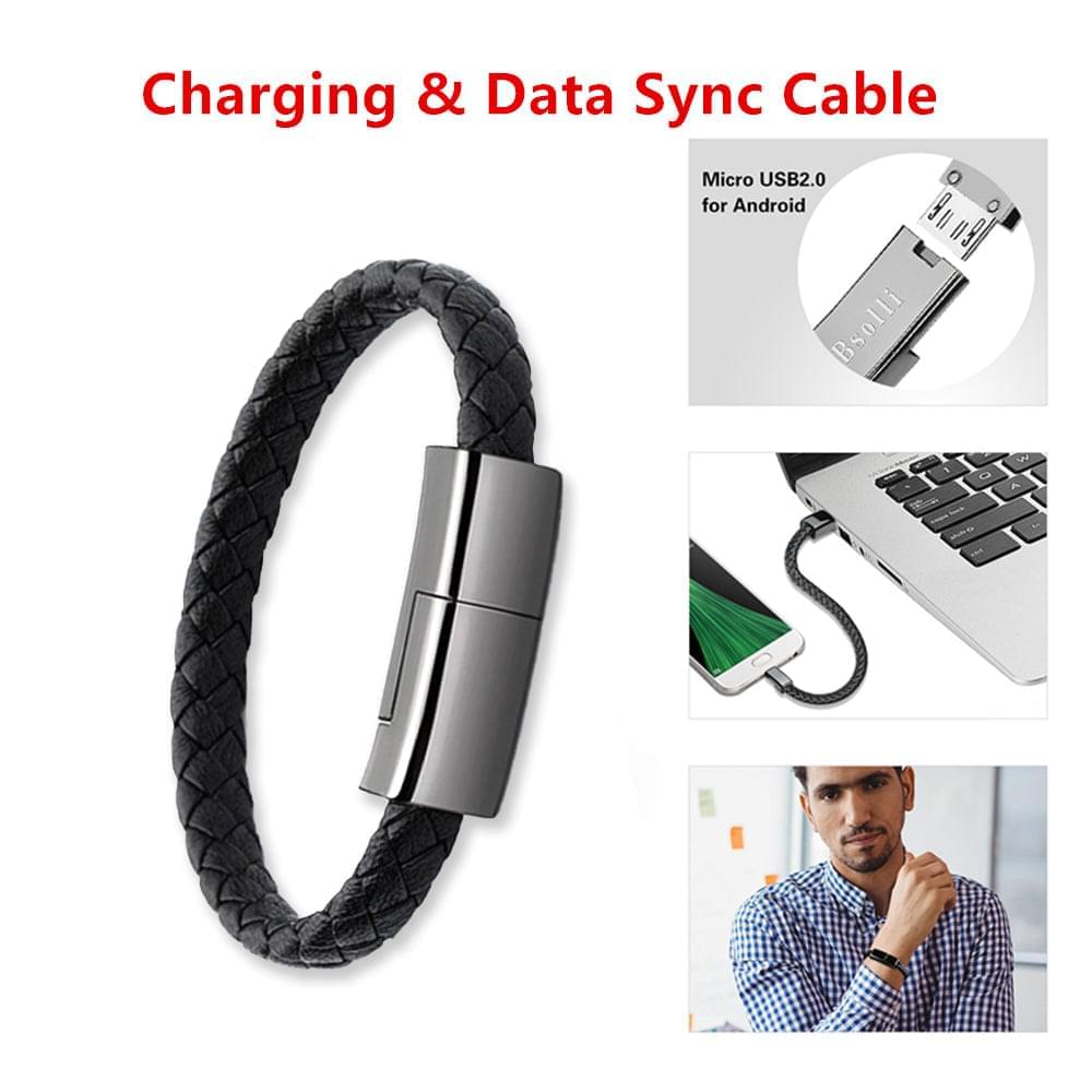 New Bracelet Charger USB Charging Cable Data Charging Cord For IPhone14 13  Max USB C Cable For Phone Micro Cable  CJdropshipping