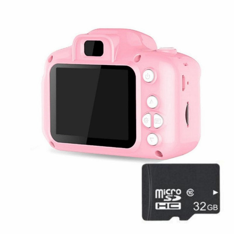 HOOR HD Digital Camera Pink With 32G Card