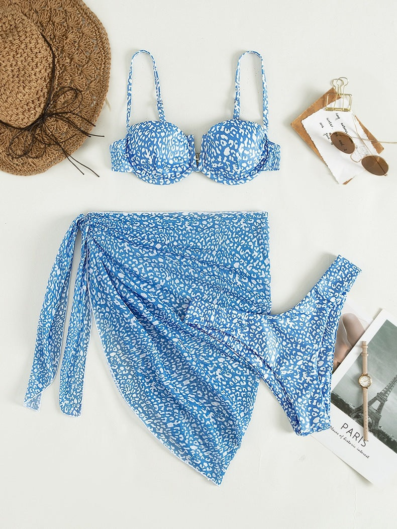 HOOR Bikini Beach Suits Blue